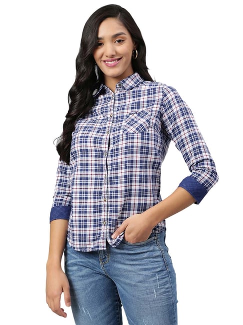 Woodland Blue Reguler Check Shirt-picture-46