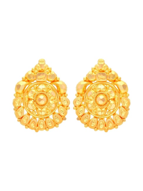 Malabar Gold and Diamonds 22k Gold Earrings for Women