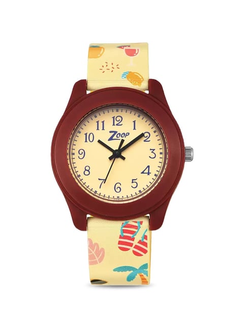 Zoop 26019PP31W Unisex Analog Watch