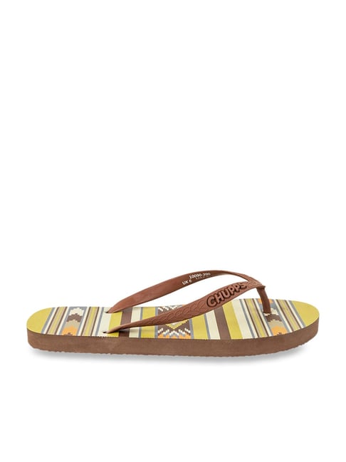 Buy Chupps Women s Brown Flip Flops for Women at Best Price Tata