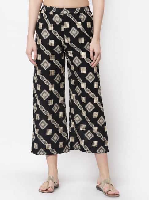 Buy online Blue Printed Cotton Palazzo from Skirts tapered pants  Palazzos  for Women by Jabama for 789 at 39 off  2023 Limeroadcom