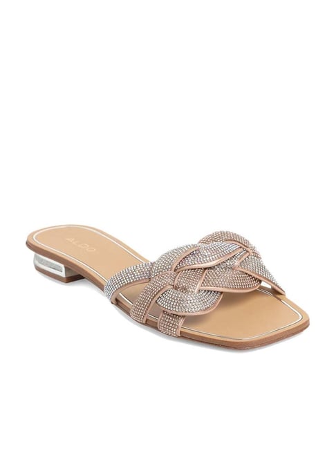 Rose gold sandals sales aldo