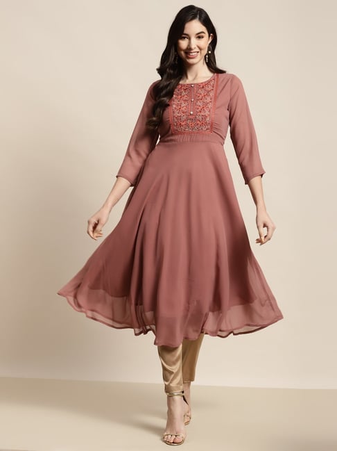 Georgette kurtis sale online shopping