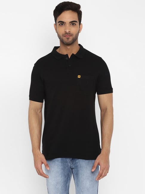 Turtle Black Polo T-Shirt - Main Image