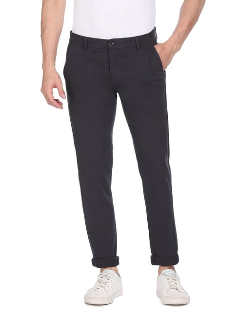 Buy online Navy-blue Solidt Casual Trouser from Bottom Wear for Men by Arrow  Sport for ₹2099 at 9% off | 2024 Limeroad.com
