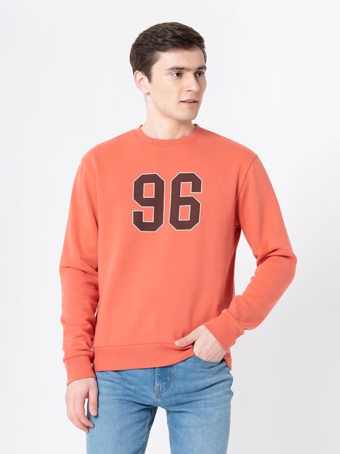 Buy Red Tape Coral Full Sleeves Printed Sweatshirt for Men s