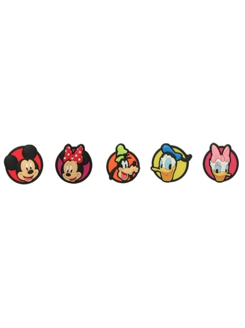 Crocs Disney Mickey Mouse and Friends Multi Color Jibbitz Shoe Charm - Pack of 5