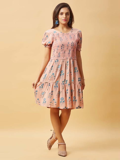 urban pink dress Urban Outfitters Uo Mallory Cowl Neck Slip Dress In Pink