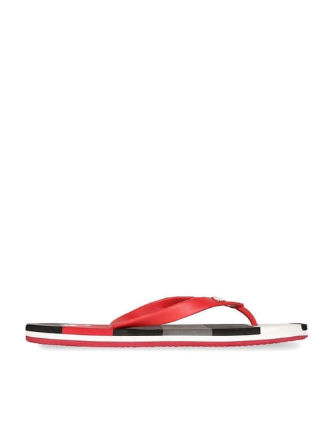 United Colors of Benetton Men's Red Flip Flops