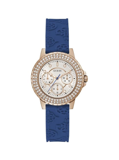 Guess Analog White Dial Women's Watch GW0411L2