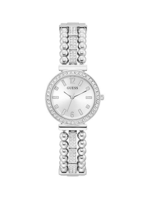 Guess Analog Silver Dial Women's Watch GW0401L1