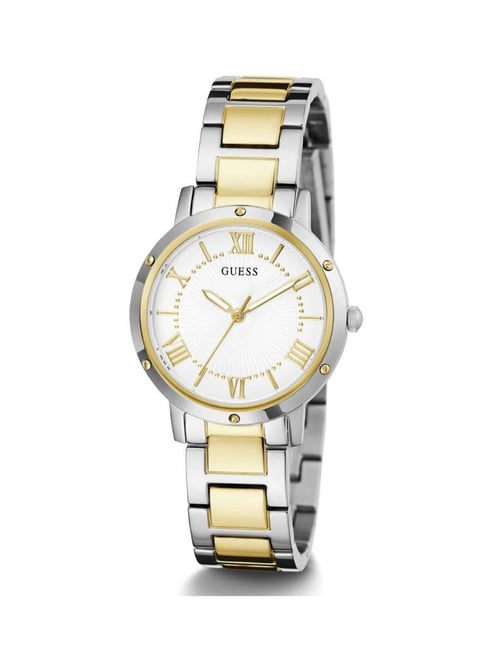 Guess Analog White Dial Women's Watch GW0404L2