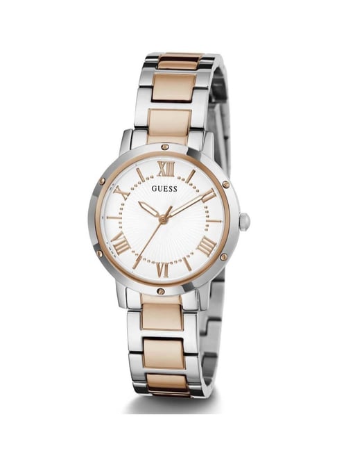 Guess Analog White Dial Women's Watch GW0404L3