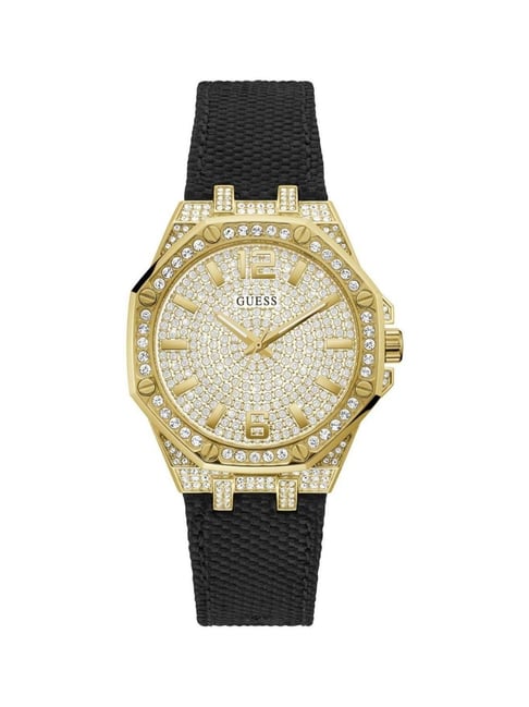 Guess Analog Champagne Dial Women's Watch GW0408L2