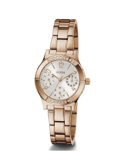 Guess Analog White Dial Women's Watch GW0413L3