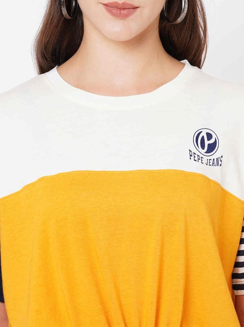 Pepe Jeans AMANDA - T-shirt con stampa - whe/bianco - Zalando