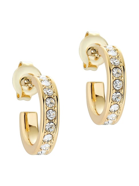 Ted Baker Gold Tone Seenita Nano Hoop Huggie Earrings-picture-33