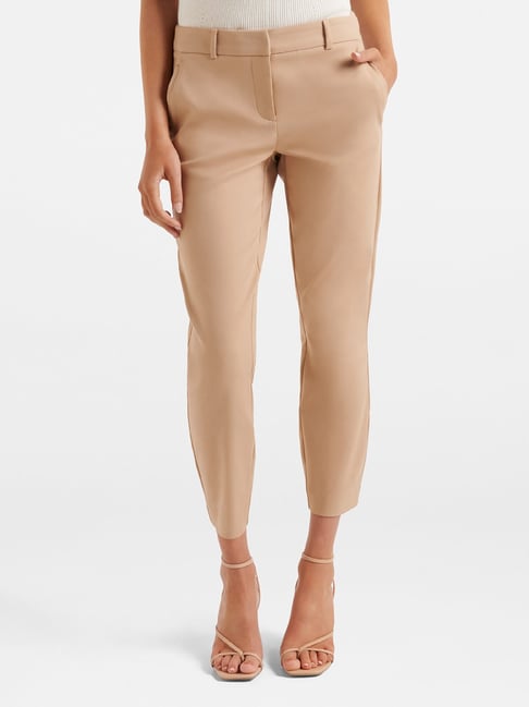 Pants for Women Women's Casual Wide Leg Dress Pants High Waist Tailored  Button Down Trousers With Pockets Women's Pants Khaki M - Walmart.com