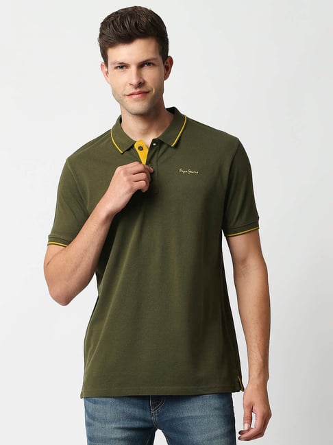 Pepe Jeans Green Polo T-Shirt