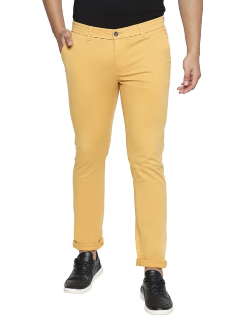 Buy Hackett London Yellow Mustard Casual Trousers Online  410229  The  Collective