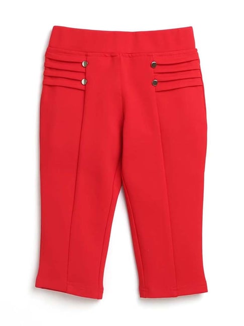 Buy Red  Blue Trousers  Pants for Women by INDIWEAVES Online  Ajiocom