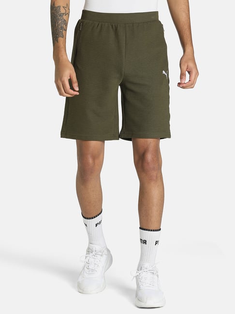 Puma Green Slim Fit Shorts-picture-29