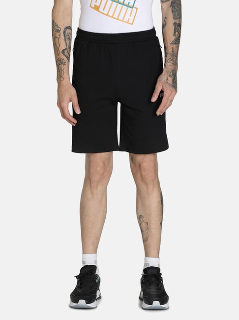 Puma Black Slim Fit Shorts-picture-16