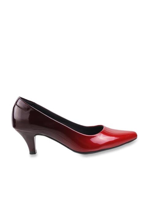 Metro Women's Maroon Stiletto Pumps