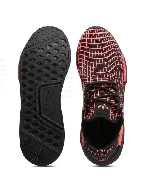 adidas Originals Men's NMD_R1 Black Casual Sneakers