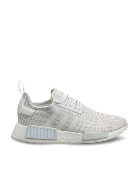 Adidas originals nmd_r1 top shoe men's casual white