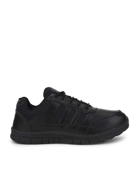 Nike black school shoes best sale with laces