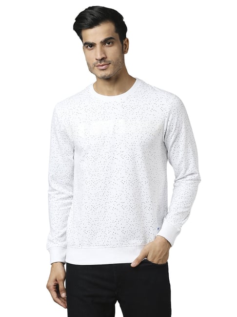 Park avenue white sweatshirt sale