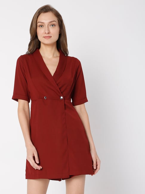 Buy Rust Red Dresses for Women by V&M Online