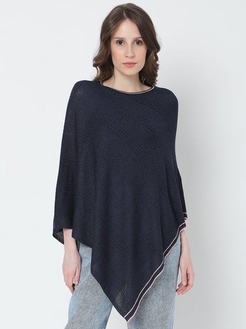 Vero Moda Navy Solid Shrugs