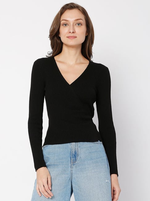 Vero Moda Black Regular Fit Top