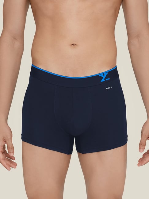 XYXX Navy Regular Fit Trunks-picture-37