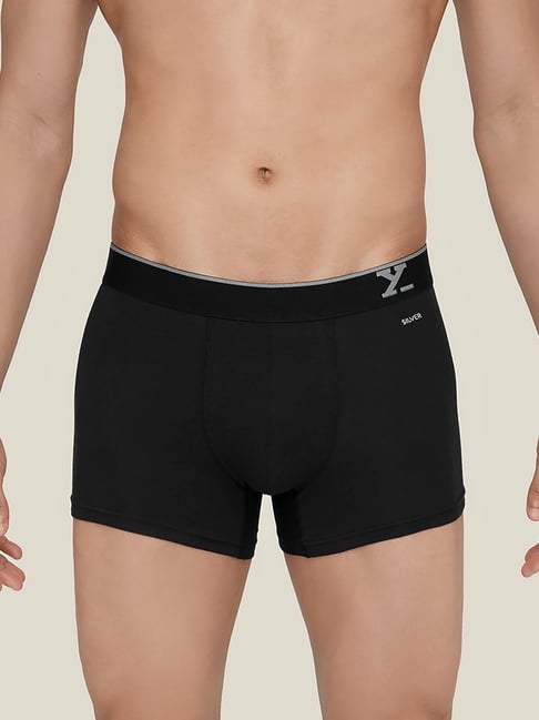XYXX Black & Azure Blue Regular Fit Trunks - Pack of 2-picture-47
