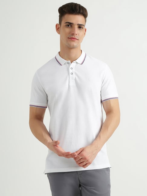 United Colors of Benetton White Polo T-Shirt