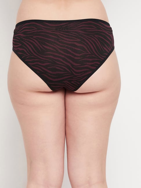 Buy Clovia Maroon Lace Thong Panty for Women Online @ Tata CLiQ