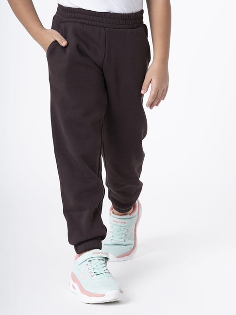 Mode By Red Tape Kids Brown Regular Fit Joggers