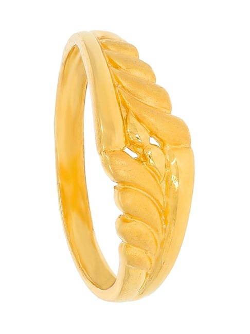 WHP Jewellers 18KT (750) Yellow Gold and Diamond Ring For Women & Girls :  Amazon.in: Fashion