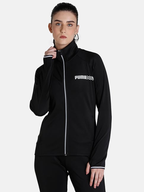 Puma Black Ragular Fit Jacket