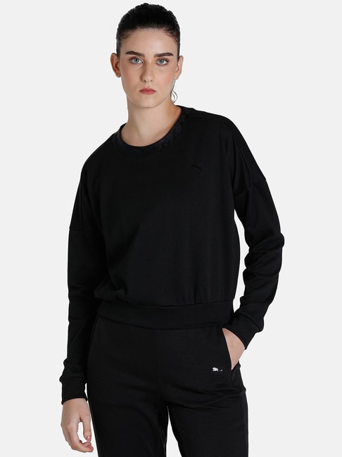 Puma Safari Glam Black Regular Fit Sweatshirt