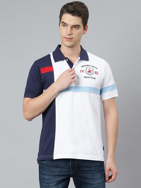 Beverly Hills Polo Club White Polo T-Shirt