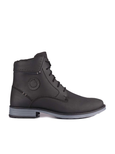 red chief ankle shoes black