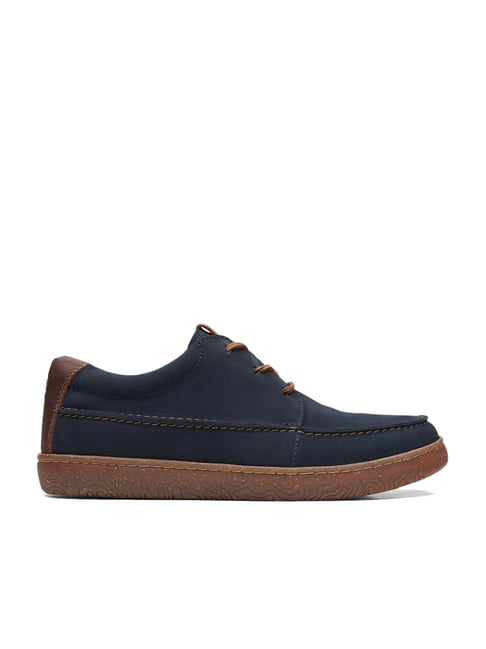 Buy Clarks Men s Hodson Moc Navy Derby Shoes for Men at Best Price