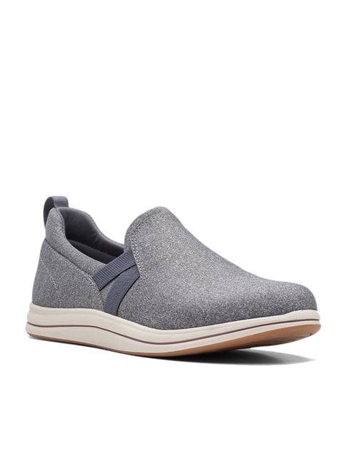 Clarks 2024 grey loafers