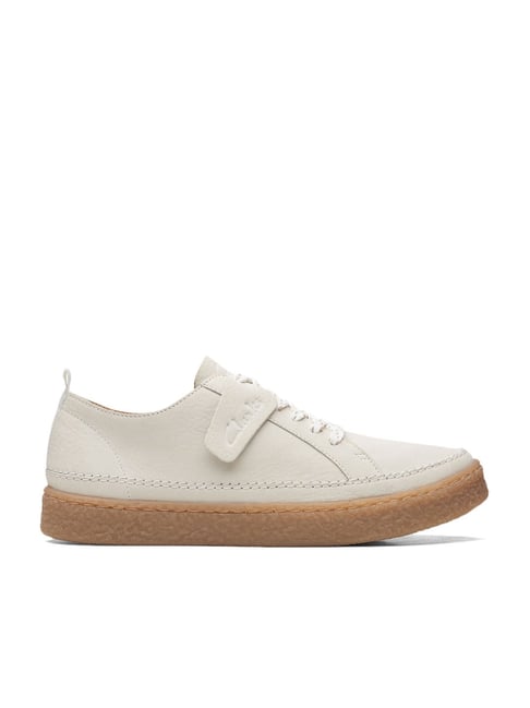 Clarks Women's Barleigh Lace White Sneakers