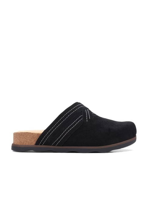 Clarks Women s Brynn Glide Black Mule Shoes