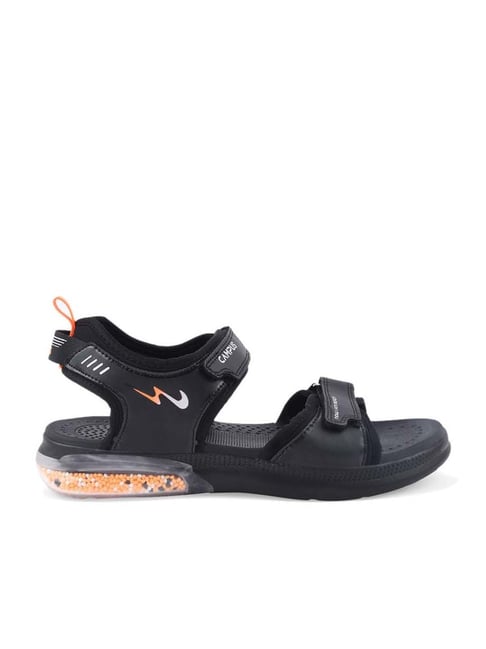 Campus Men s Black Floater Sandals